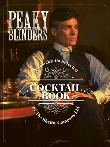 [QU1015] Kirja Peaky Blinders Coctail Book