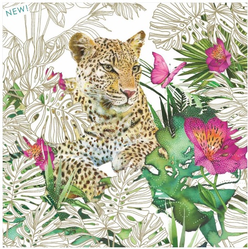 [125002601] Paperiservietti LEOPARD 25x25