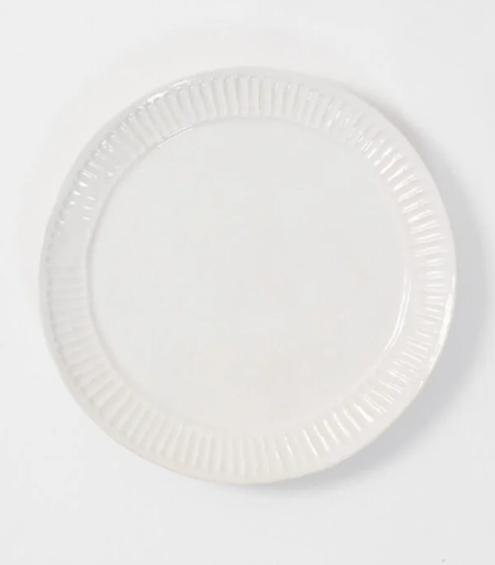 [HI010110] Ruokalautanen Yolanda 27,5cm Valkoinen