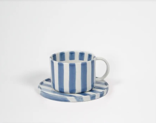 [HH014818] Kuppi Monica Sininen/valkoinen