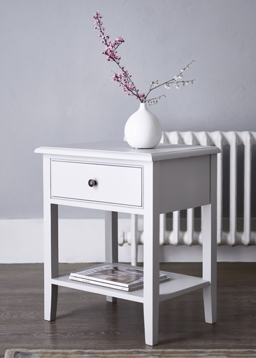 [BL3420-K8-P120N] Yöpöytä Buona Notte valkoinen