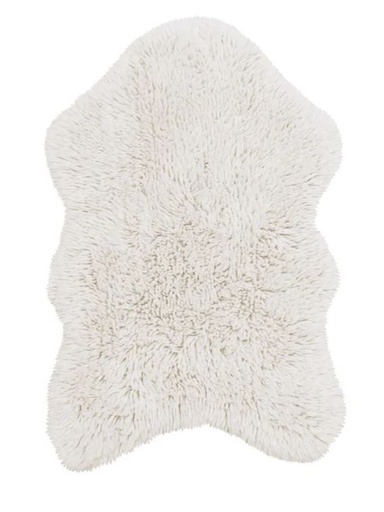 [WO-WOOLLY-WH] Villamatto WOOLLY valkoinen 75x110 cm
