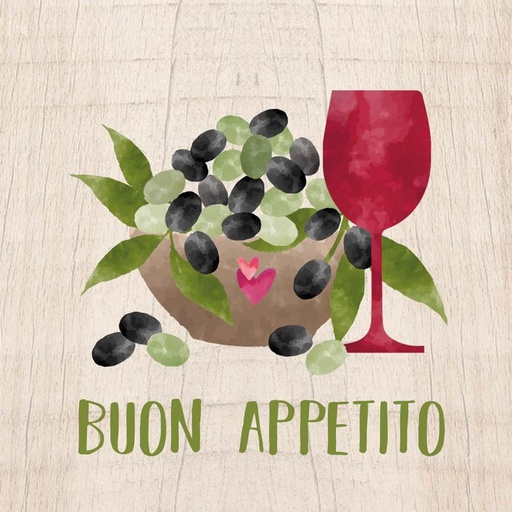 [1333962] Servetti BUON APPETITO 33x33cm