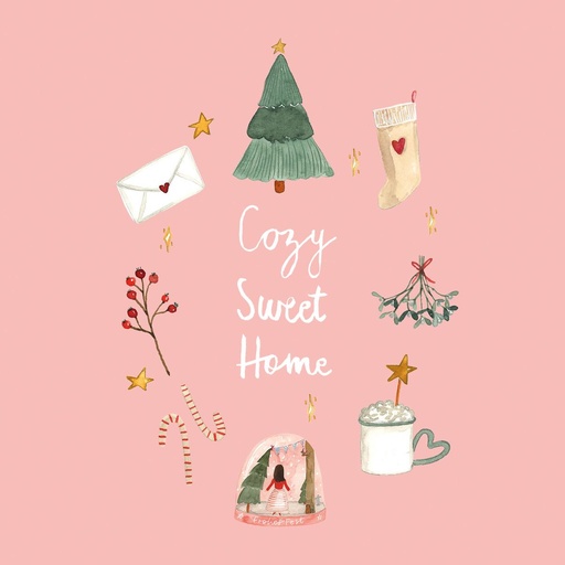 [333002801] Paperiservetti Cozy Home 33x33cm