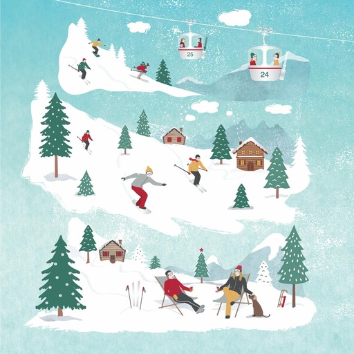 [333002393] Paperiservietti ST. MORITZ 33x33