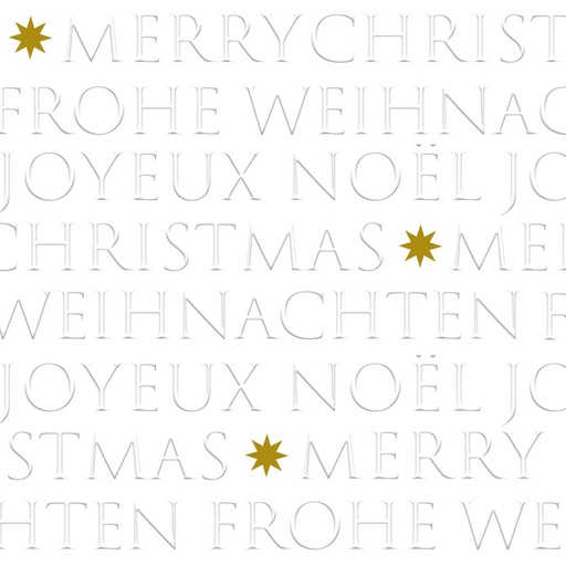 [344102860] Paperiservietti Joulu Kohokuvioitu Helmi 40x40