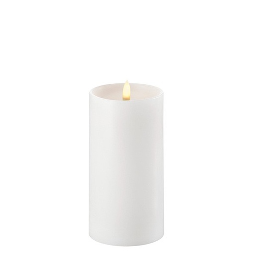 [UL-PI-NWS-C78015] LED kynttilä, Nordic white 7,8 x15 cm, kovera