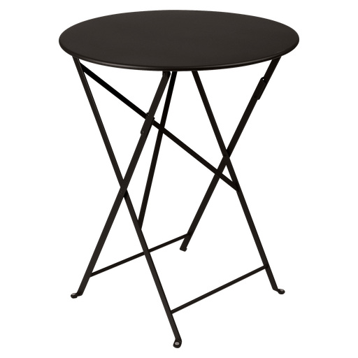 [024542] Taittopöytä BISTRO Ø60cm liquorice